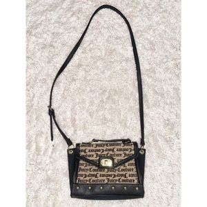 JUICY COUTURE GOTHIC PRINT LOGO CROSSBODY BAG